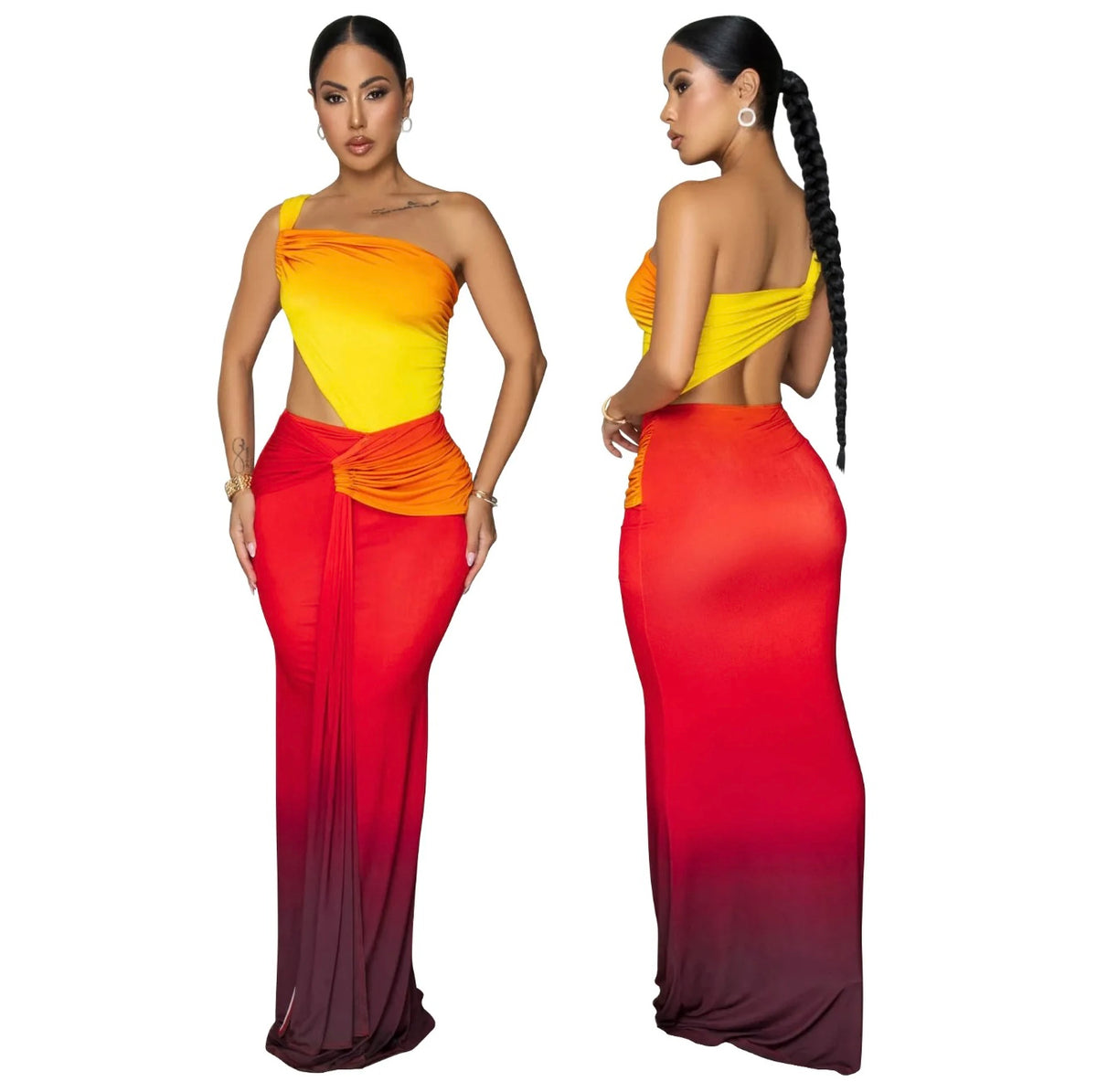 Dorcie Cut Out Maxi Dress